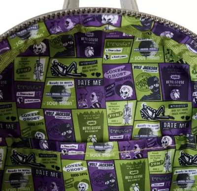 plant/Loungefly Warner Brothers Beetlejuice Lydia Deetz Cosplay Mini Backpack-5-thumbnail