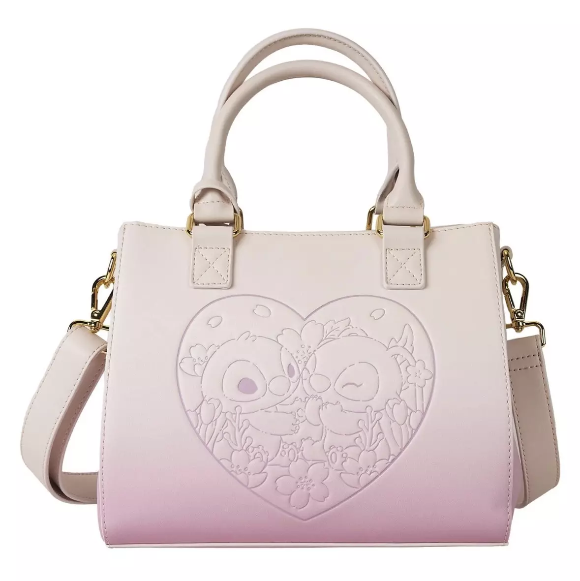 plant/Loungefly Disney Cute Stitch & Angel Crossbody Bag-5