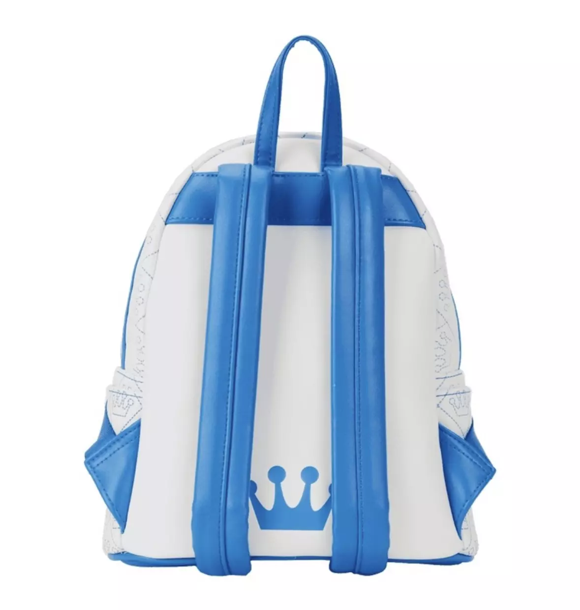 plant/Loungefly × Funko Mini Backpack White & Blue Logo Crown Print-1