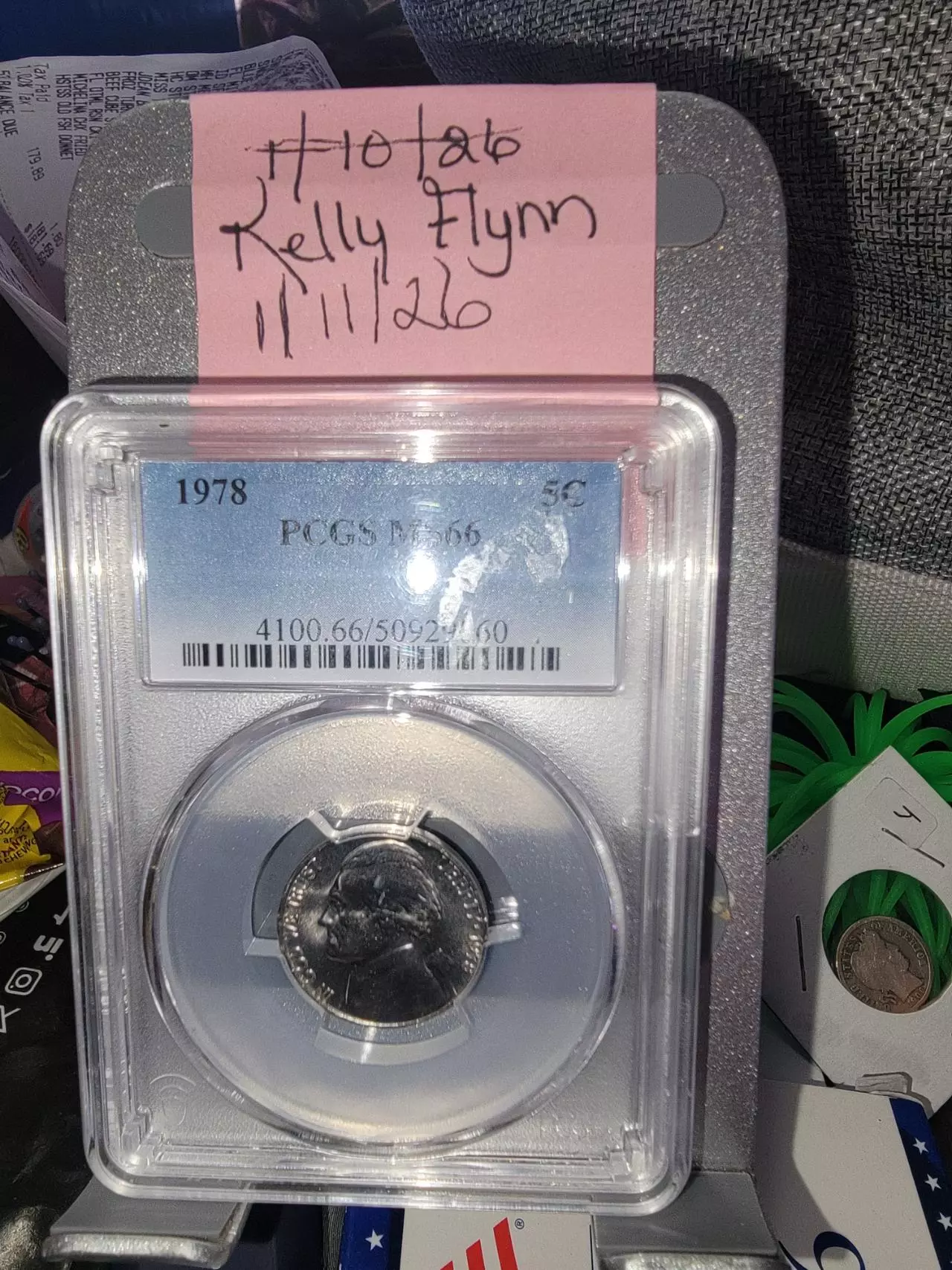 plant/Slab 1978 Nickel MS66 PCGS-0