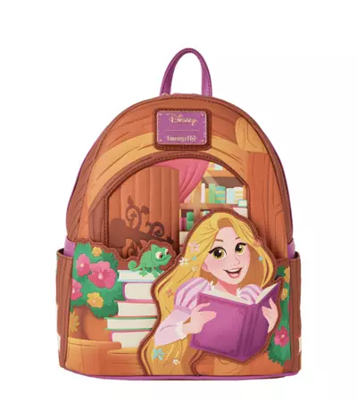 plant/Loungefly Tangled Books Mini Backpack featuring Rapunzel and Pascal-0-thumbnail