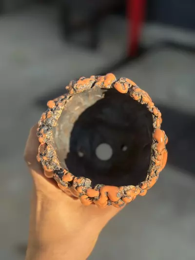 plant/Cinder Drip footed 4.75x5.5H-1-thumbnail