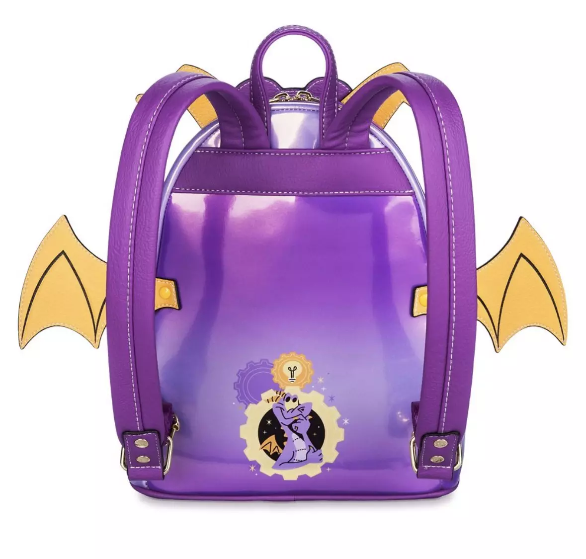 plant/Disney Parks Loungefly Backpack EPCOT Figment Cosplay Purple Mini Backpack-1