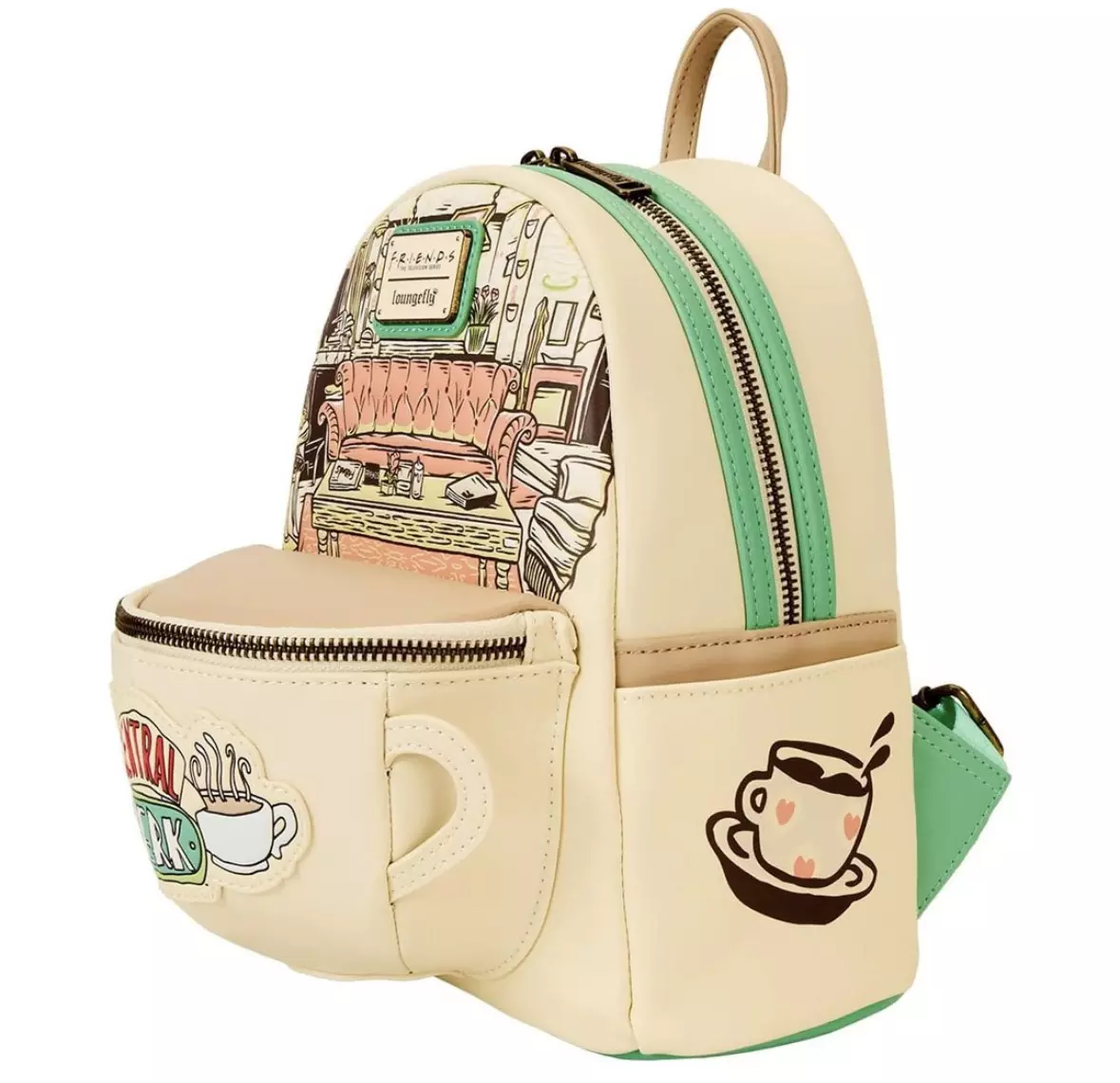 plant/Loungefly Warner Brothers Friends Central Perk Domed Coffee Mug Scented Backpack-1