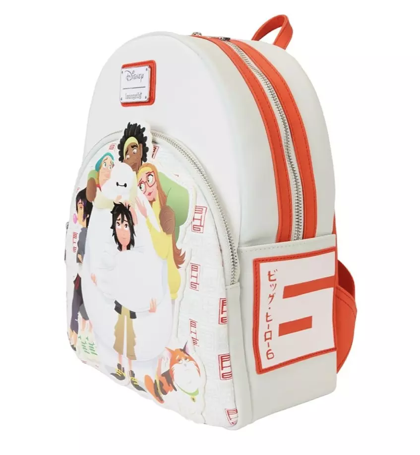 plant/Loungefly Disney Big Hero 6 10th Anniversary Baymax Gang Mini Backpack-1