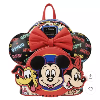 plant/Loungefly Disney Mickey & Friends Classic All-Over Print Mini Backpack With Ears-0-thumbnail