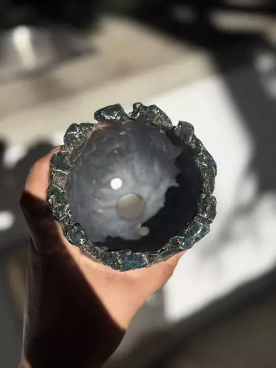 plant/Blue Galaxy footed 4.5x3.75H-1-thumbnail