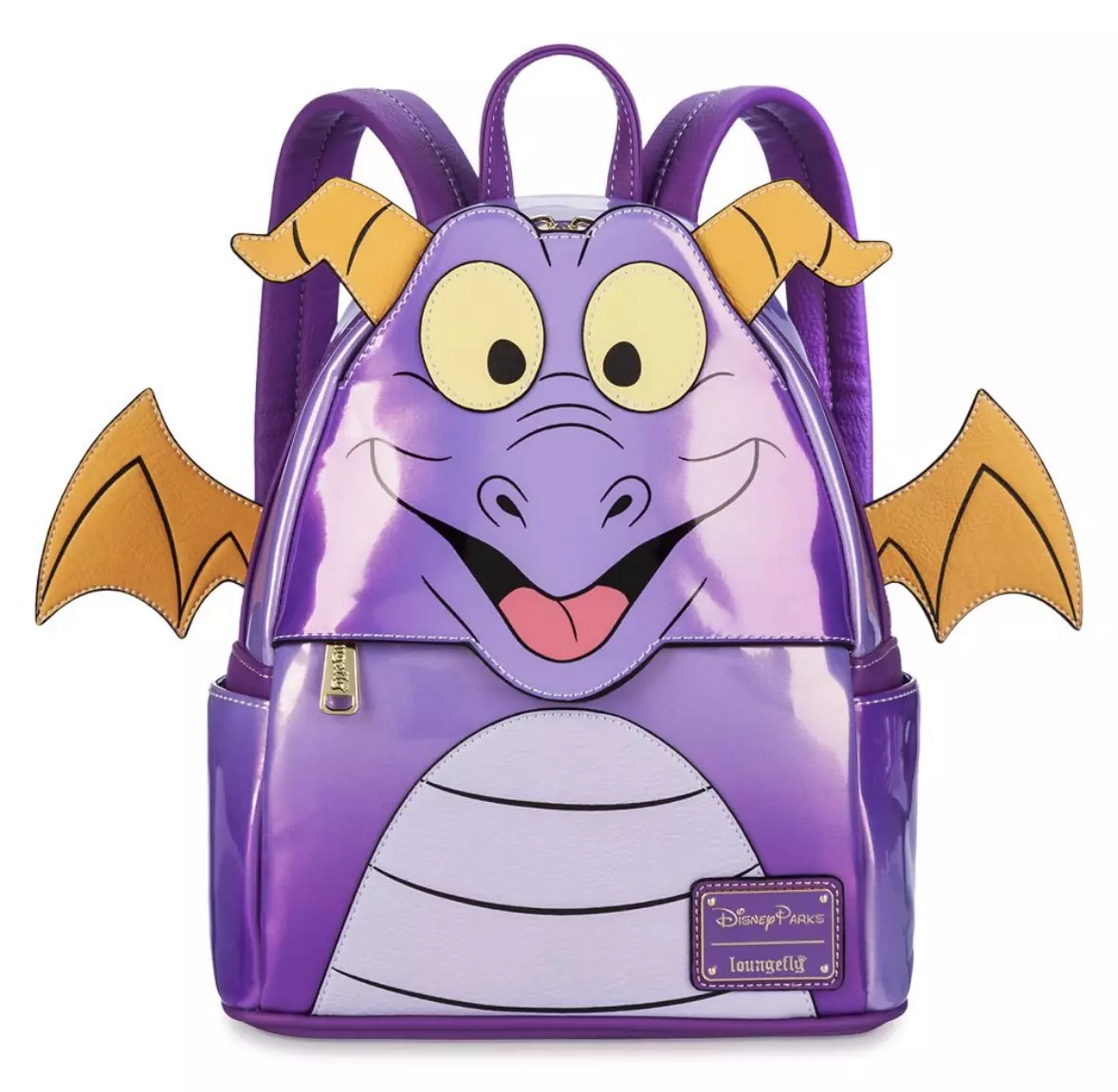 plant/Disney Parks Loungefly Backpack EPCOT Figment Cosplay Purple Mini Backpack-0