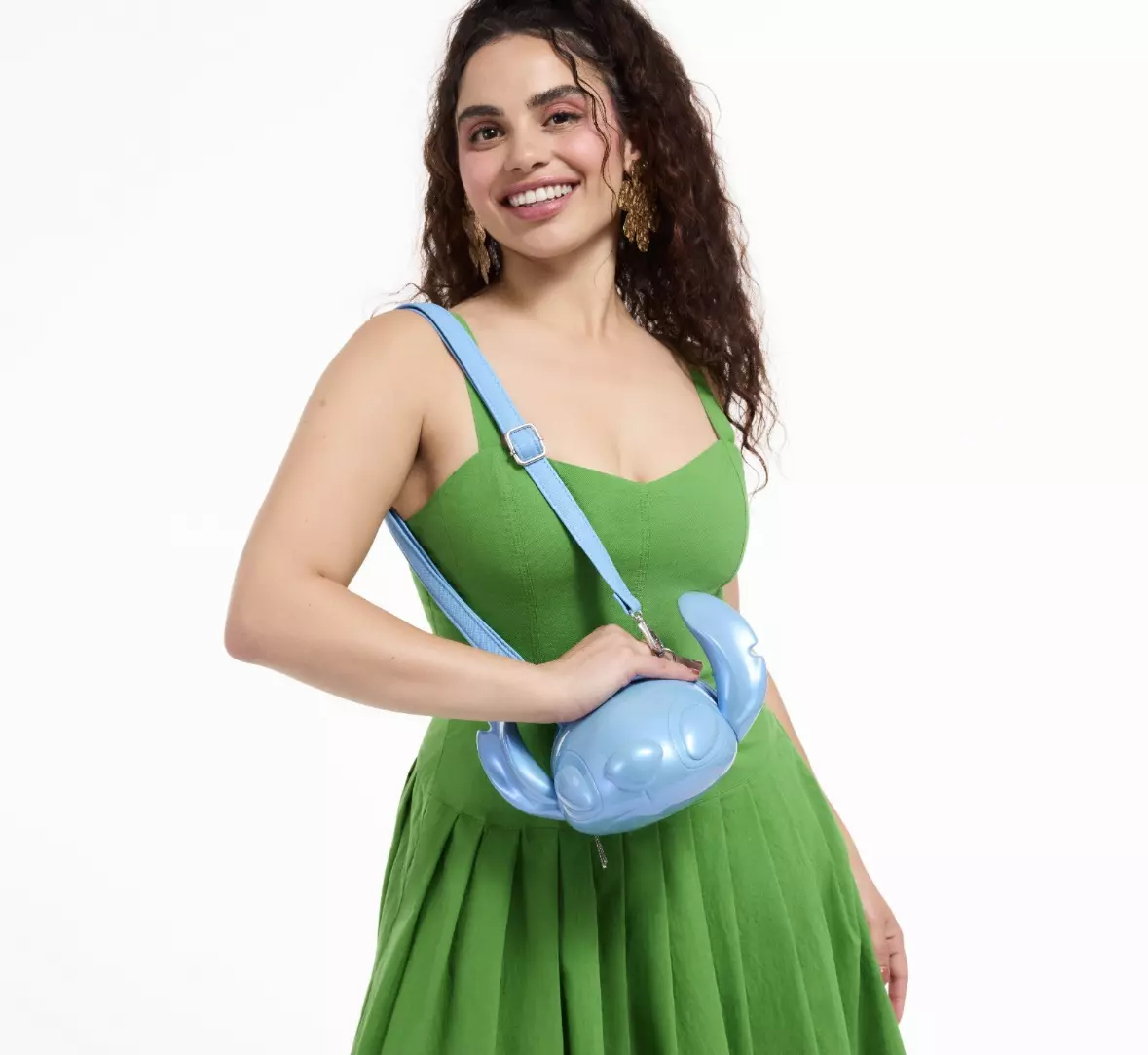 plant/Loungefly SDCC Limited Edition Stitch Molded Figural Crossbody Bag-1