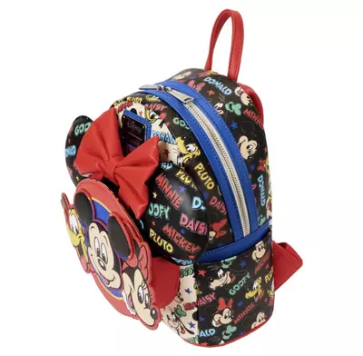 plant/Loungefly Disney Mickey & Friends Classic All-Over Print Mini Backpack With Ears-3-thumbnail