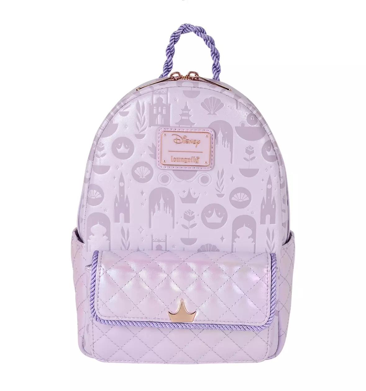 plant/Loungefly Disney Princess Iridescent All-Over Print Exclusive Mini Backpack-0