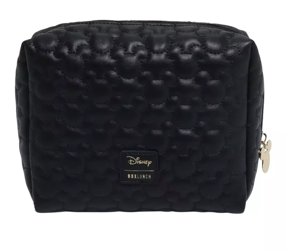 plant/Disney Mickey Mouse Silhouettes Quilted Cosmetic Bag-1