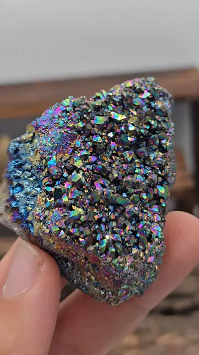 plant/🔥WAS 18🔥Aura Quartz Cluster ~ Man Altered-0-thumbnail