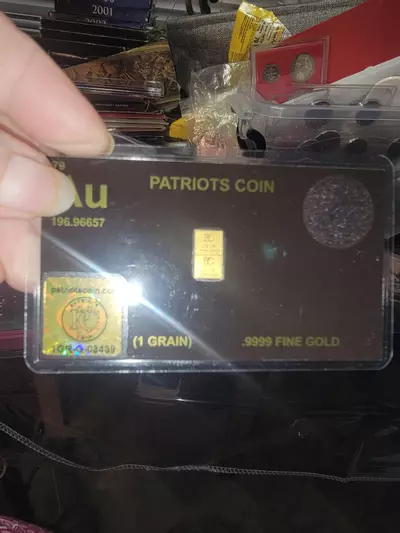 plant/1 Grain  Two 1/2 grains) Gold Snap Bar .9999 Pure Gold-0-thumbnail