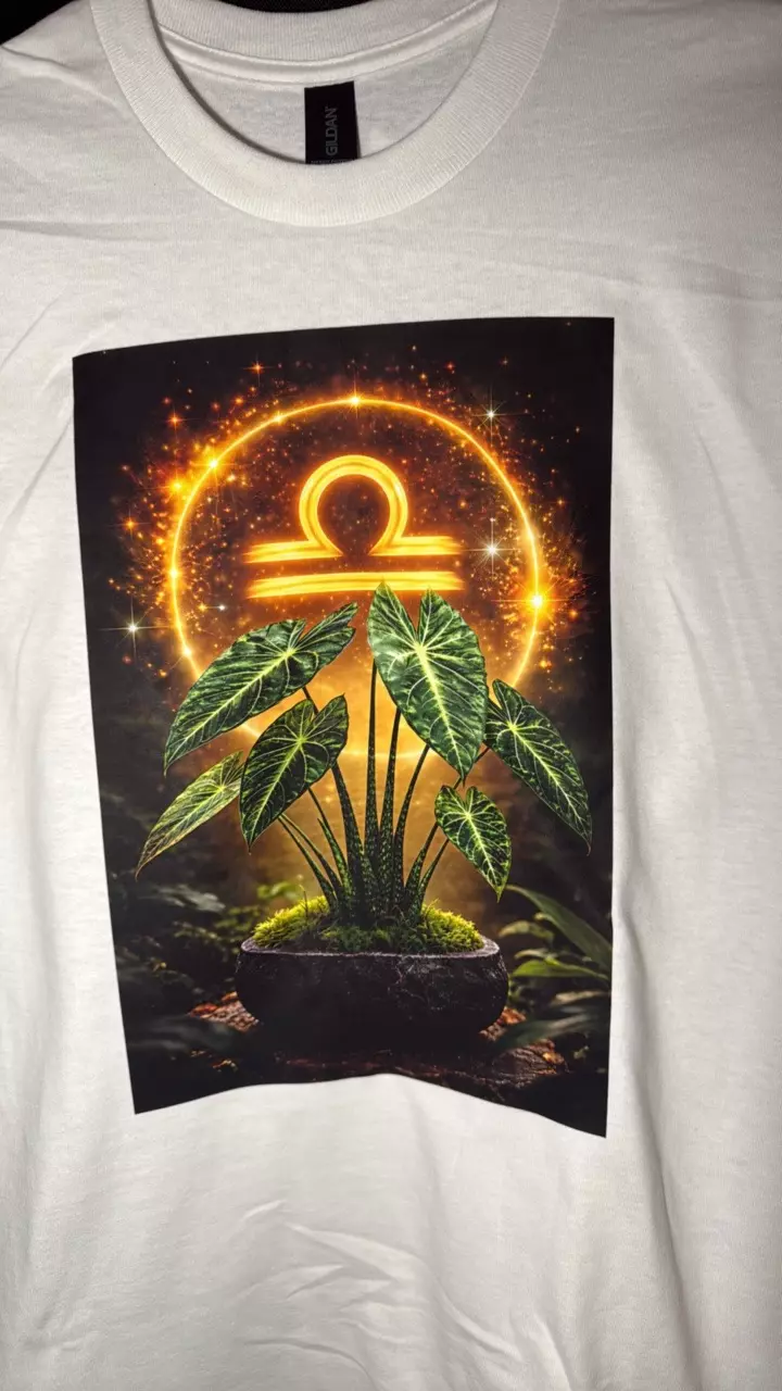 plant/Libra Alocasia T-shirt S-2XL-0