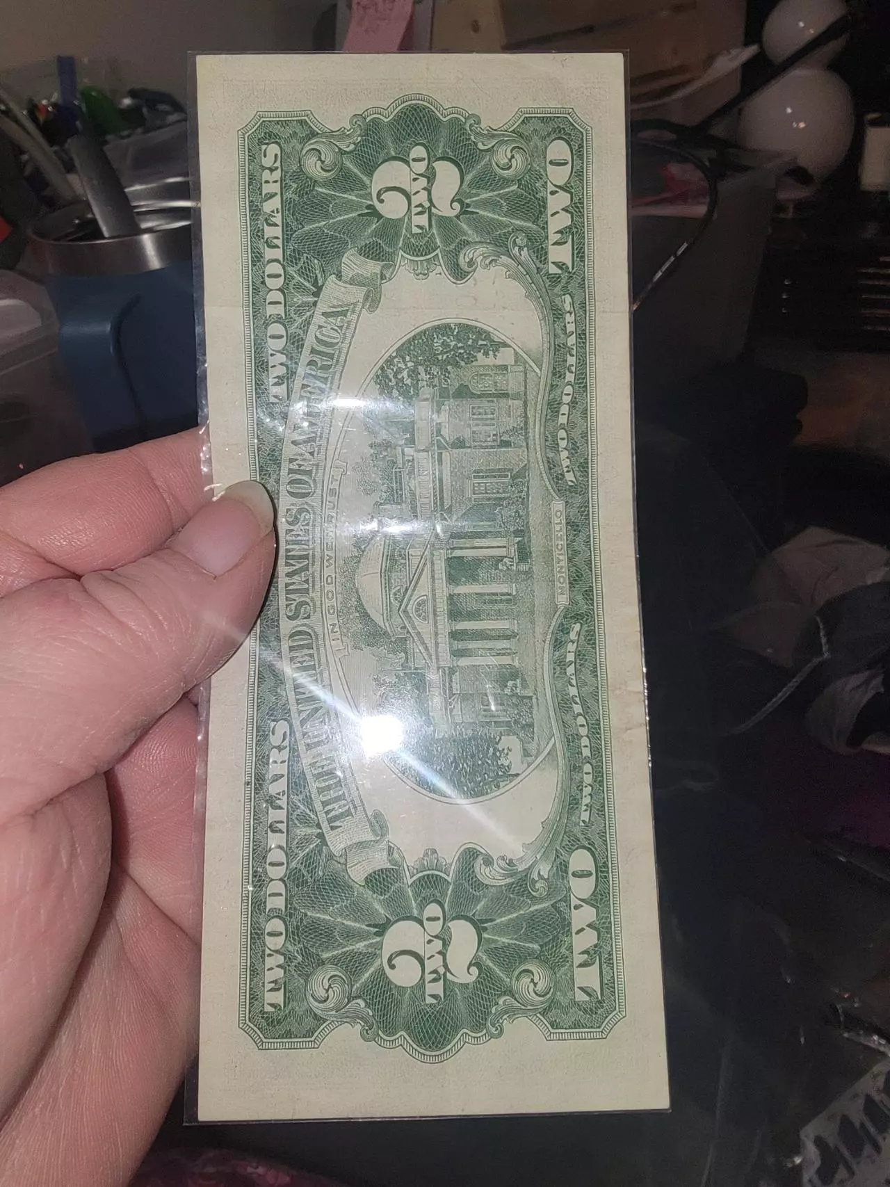 plant/1963 $2 United States Note red seal-1