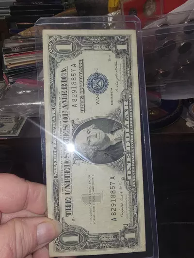 plant/1957A $1 Silver Certificate-0-thumbnail