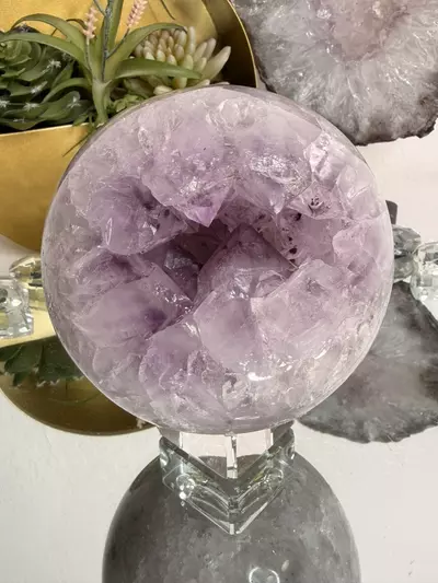 plant/Brazilian Amethyst Geode Sphere 120mm-0-thumbnail