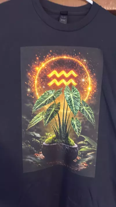 plant/Aquarius Alocasia T-shirt S-2XL-0-thumbnail