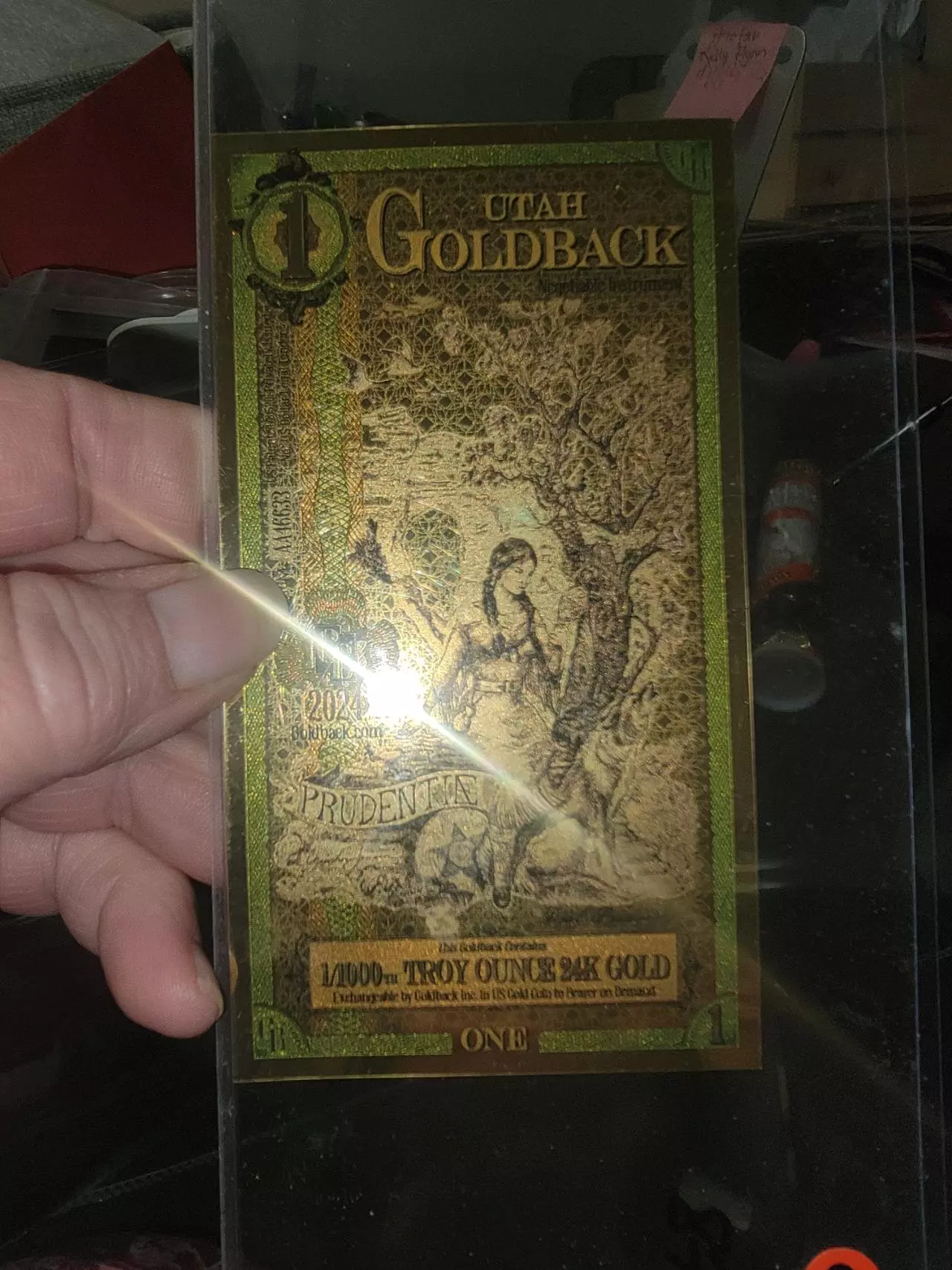plant/2025 1 Utah Goldback 1/1000 Troy Oz Gold-0