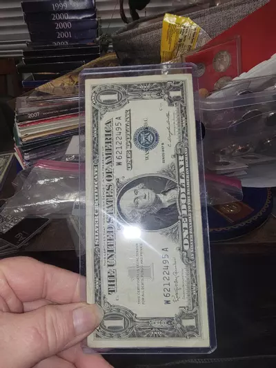 plant/1957B $1 Silver Certificate-0-thumbnail