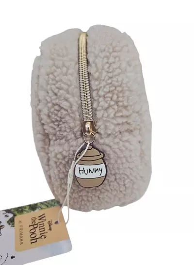 plant/Primark Disney Winnie the Pooh & Friends Sherpa Fleece Makeup Cosmetic Bag-2-thumbnail