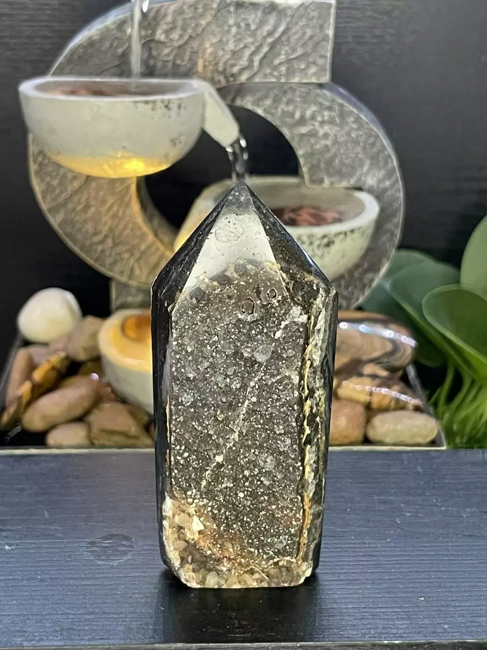 plant/#1 Amethyst/ Druzy Agate-0