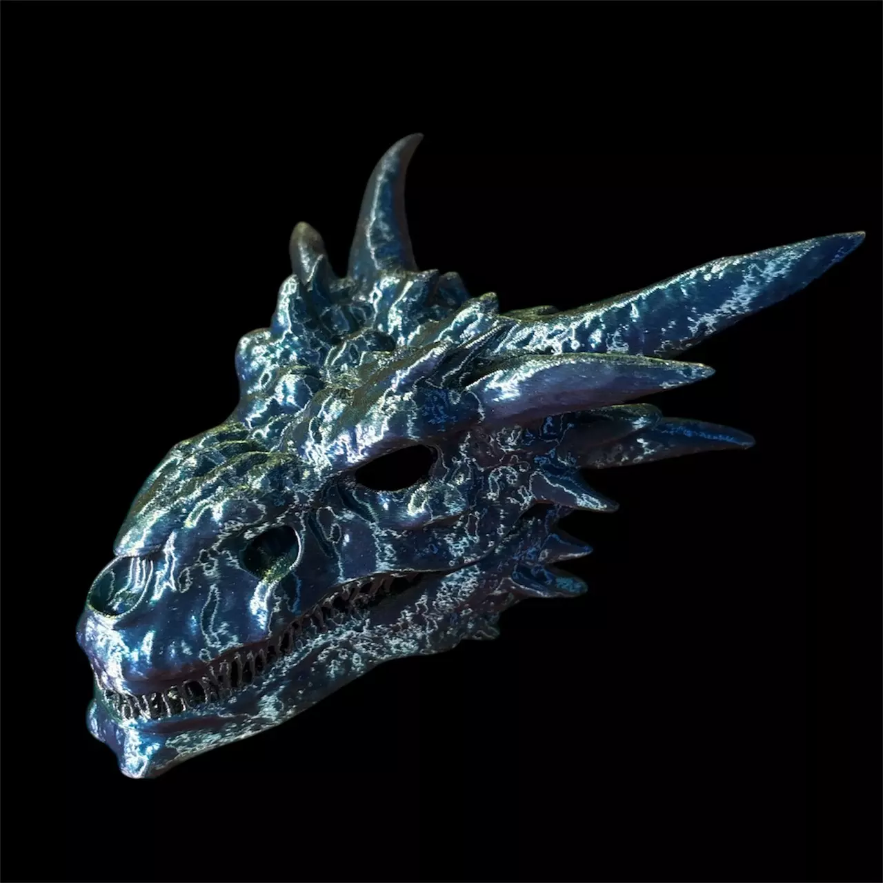 plant/Medium Dragon Skull Blue/Green-0