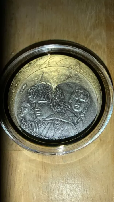 plant/Lord of the Rings 3 oz Silver coin-0-thumbnail