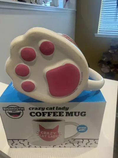 plant/Crazy cat lady coffee mug… Brand new-1-thumbnail