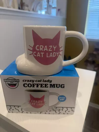 plant/Crazy cat lady coffee mug… Brand new-0-thumbnail