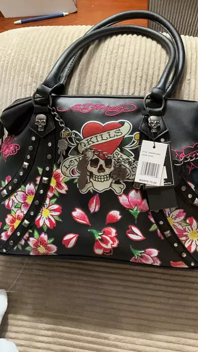 plant/Ed Hardy purse-0-thumbnail