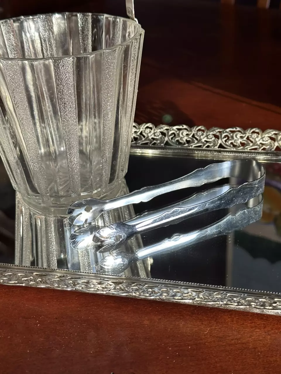 plant/1950’s Heller Glass Ice Bucket-1