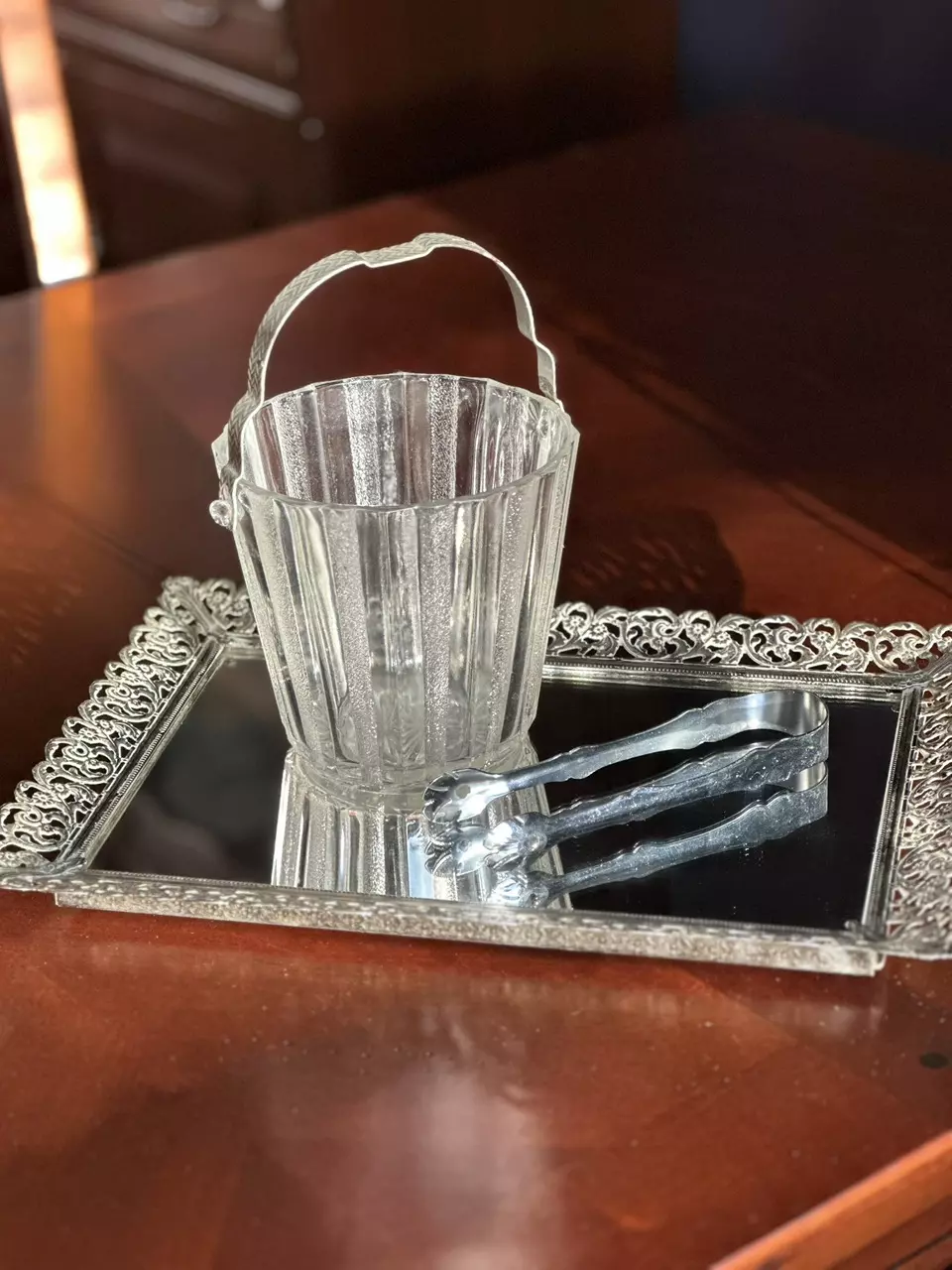 plant/1950’s Heller Glass Ice Bucket-0