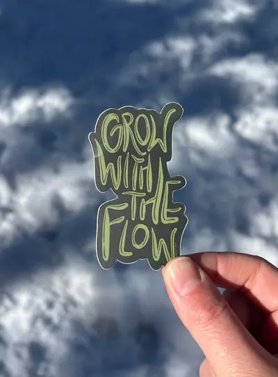 plant/Grow With The Flow Stickers-0-thumbnail