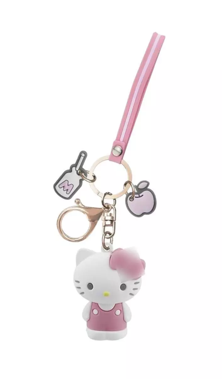 plant/Hello kitty purse clip keychain wrist strap new!-0