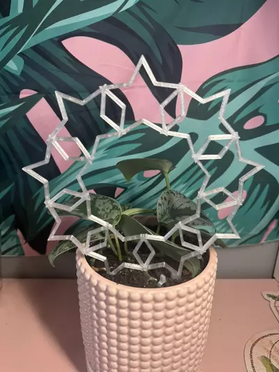 plant/🌟Star Chain Trellis | 3d printed | Choose your color-1-thumbnail