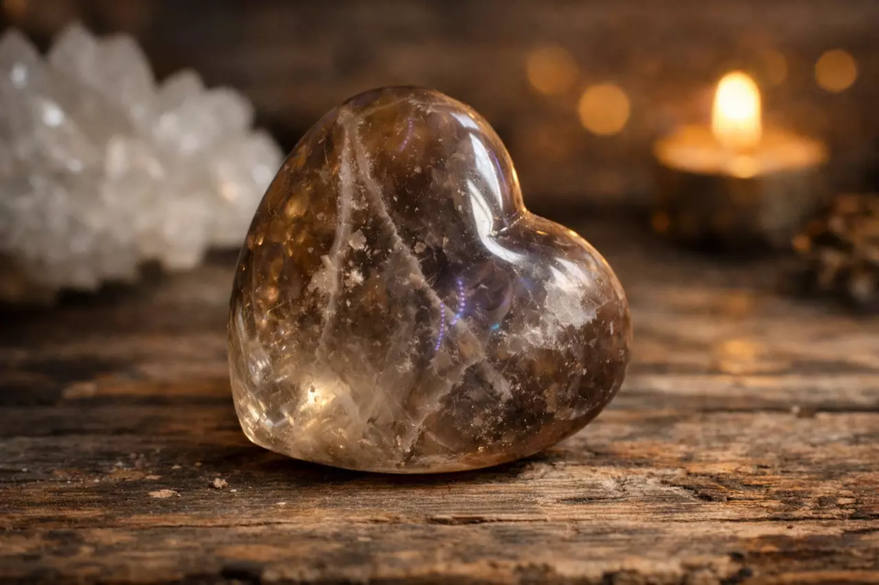 plant/Smoky Quartz Heart-0