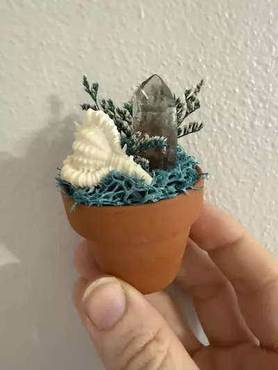 plant/Coastal themed flower pot-0-thumbnail