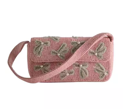 plant/Pink Beaded Mini Shoulder Bag | Primark-0-thumbnail