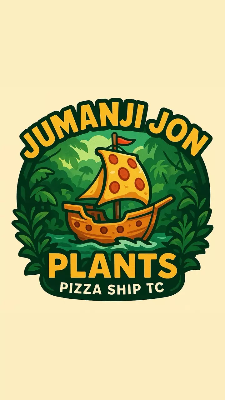 plant/Sticker - Jumanji Jon Pizza 🍕 Ship 🚢 Sticker-0