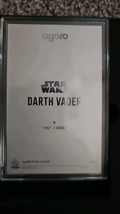 plant/AGORO Star Wars Darth Vader 5g .999 pure Silver-1-thumbnail