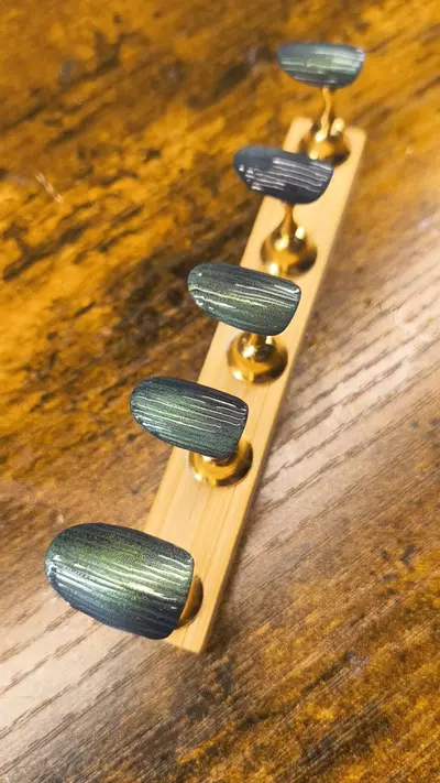 plant/" Stained glass Nails" can be customized in any color, nail shape, size-0-thumbnail