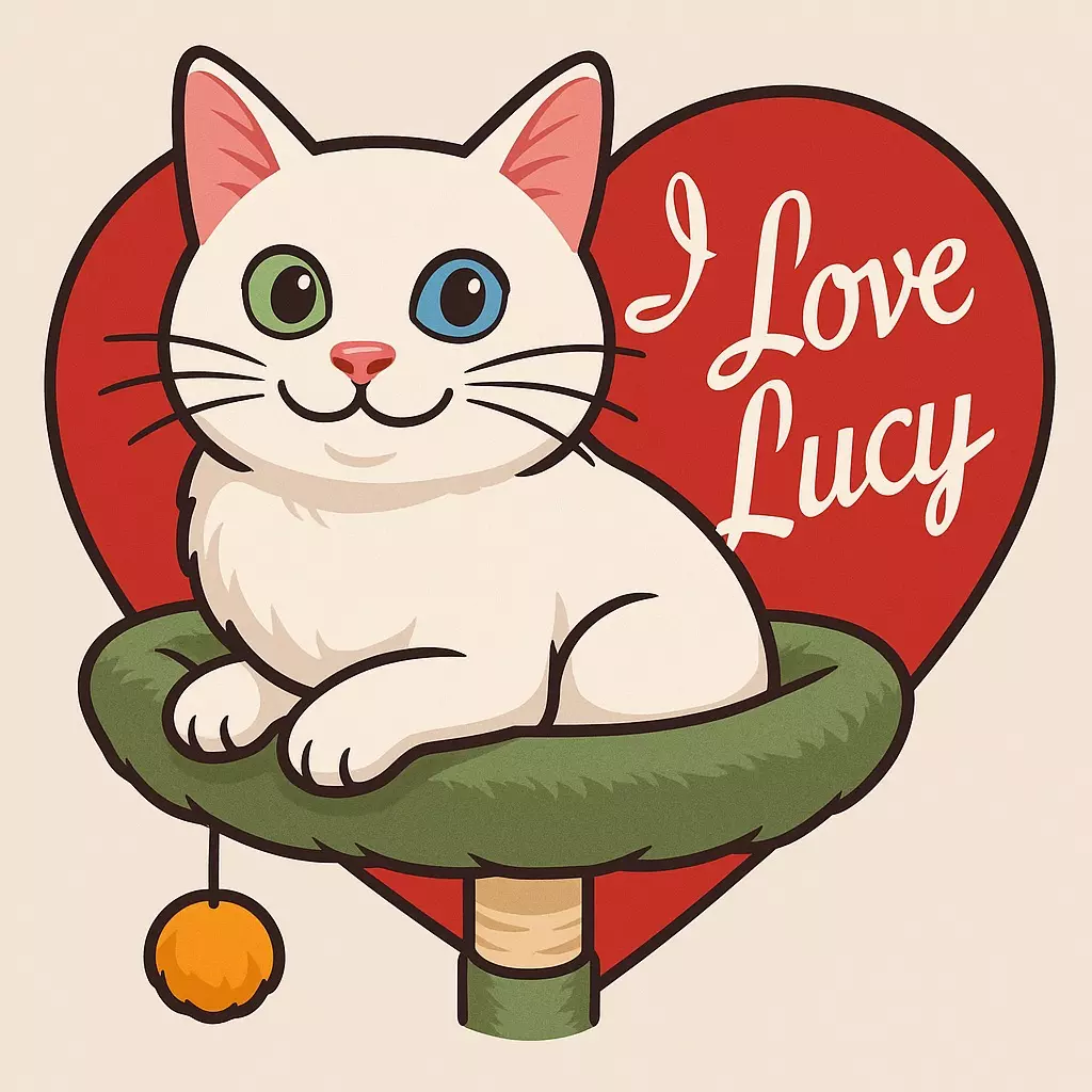 plant/I Love Lucy the Cat Stickers-0