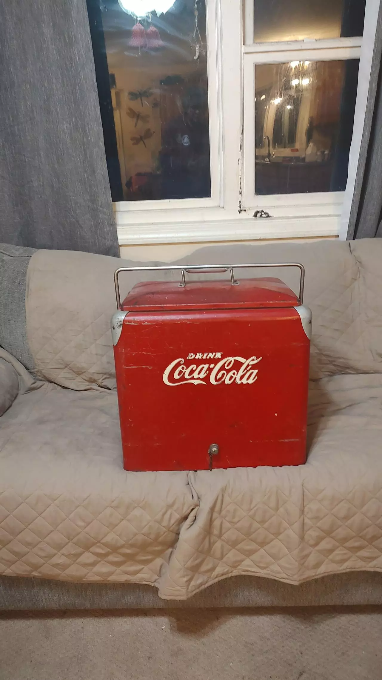 plant/Vintage 1950s Era Portable Coke Cooler-0