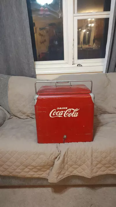 plant/Vintage 1950s Era Portable Coke Cooler-0-thumbnail