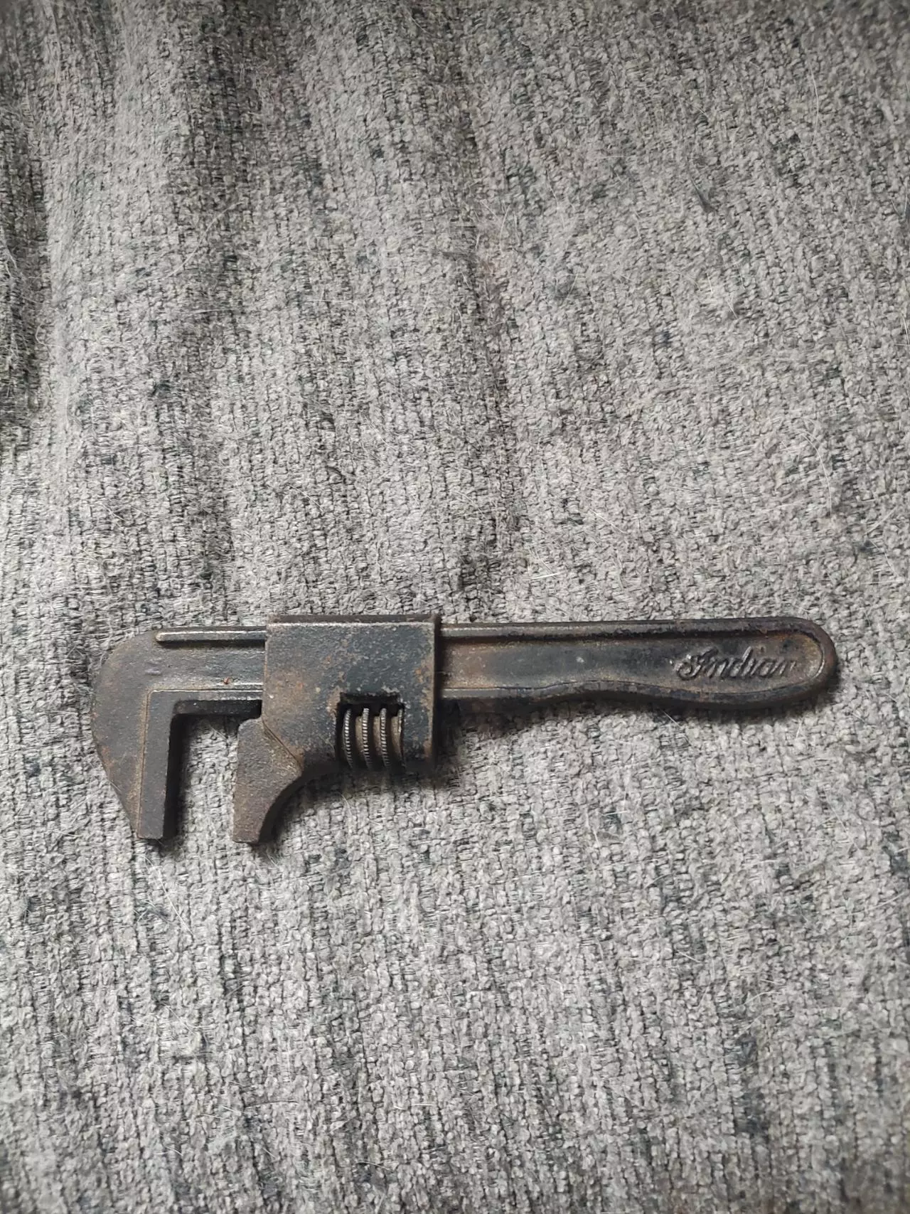 plant/1930s era Indian Monkey Wrench-0