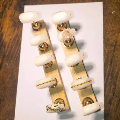 plant/Hand painted custom made pressons-1-thumbnail