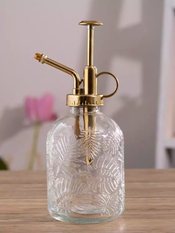 plant/Leaf engraved glass plant mister-0