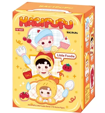 plant/POPMART HACIPUPU Little Greedy Bun Series 1/12 Scale Articulated Figure Blind Bo-0